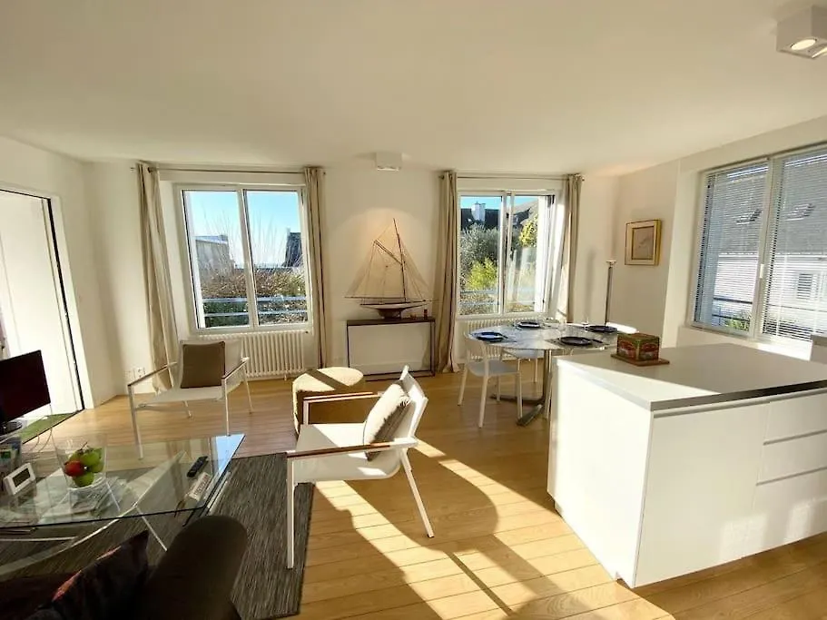 קרנאק Appartement Proche Plage Avec Vue Mer דירה