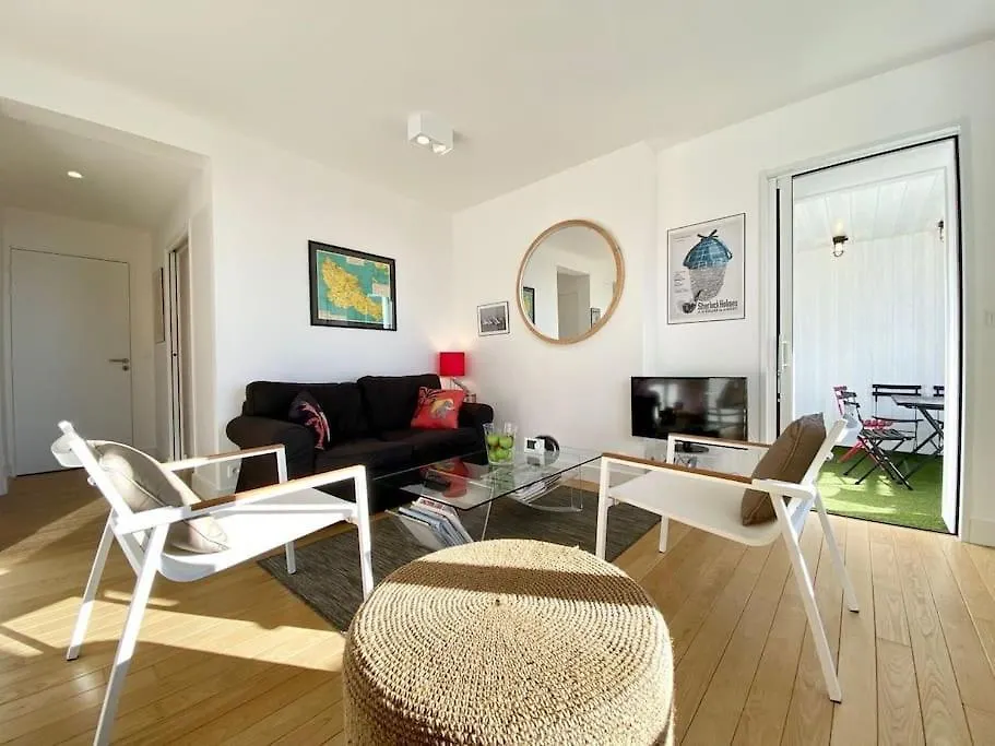 קרנאק Appartement Proche Plage Avec Vue Mer דירה