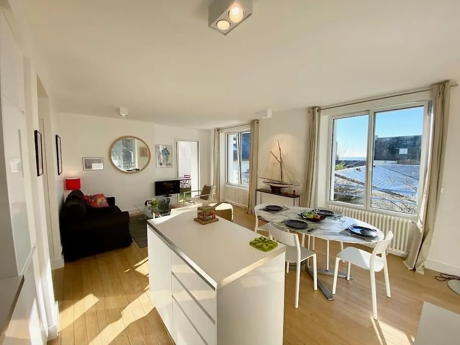 קרנאק Appartement Proche Plage Avec Vue Mer